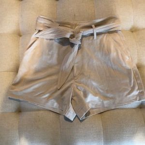 NWT Abercrombie suede shorts